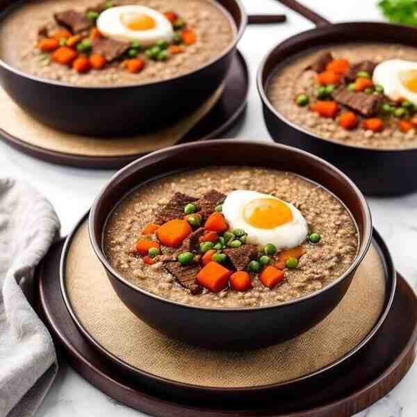 Каша пшённая с говяжьей тушёнкой